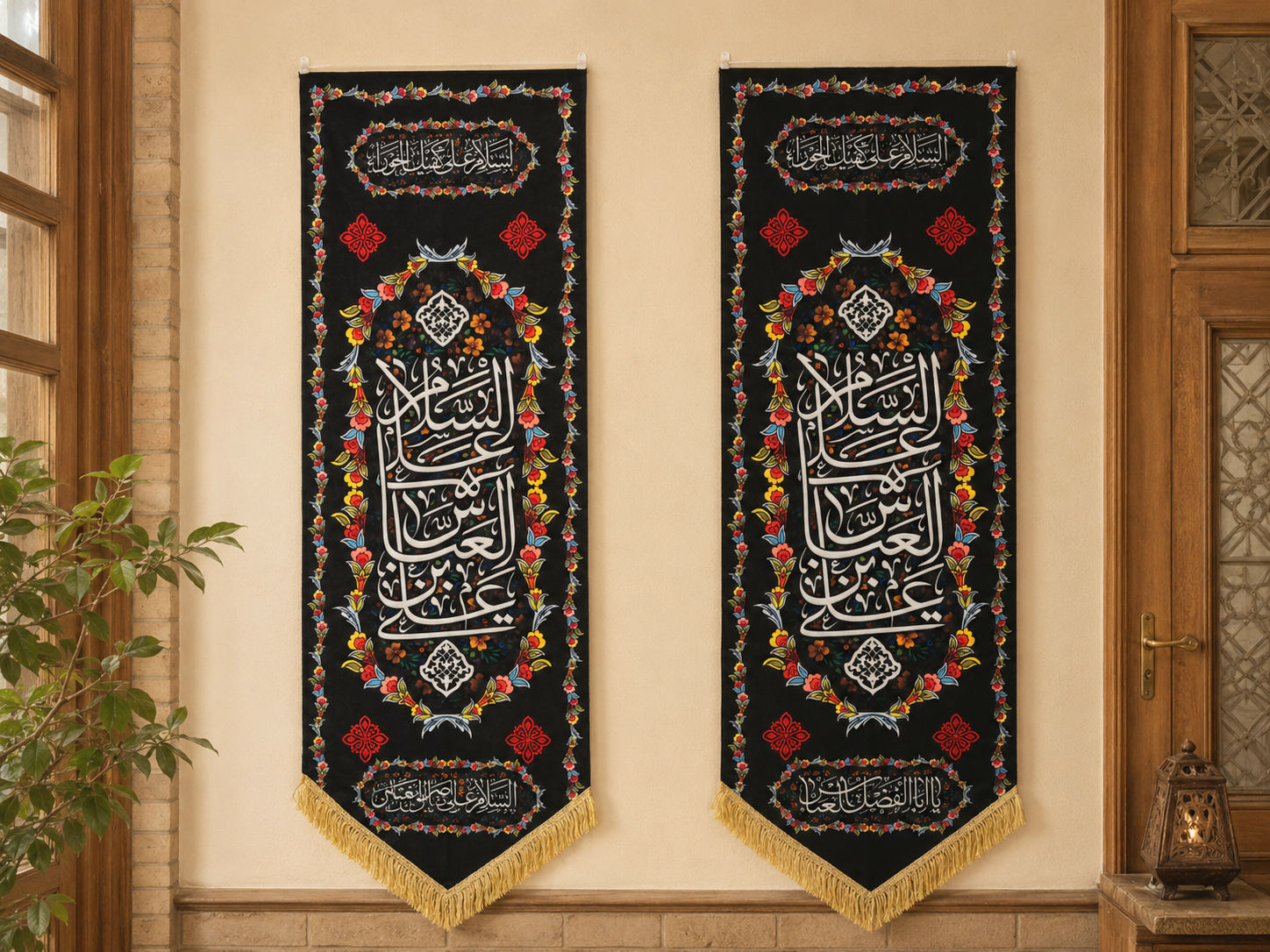 بیرق عمودی محرم