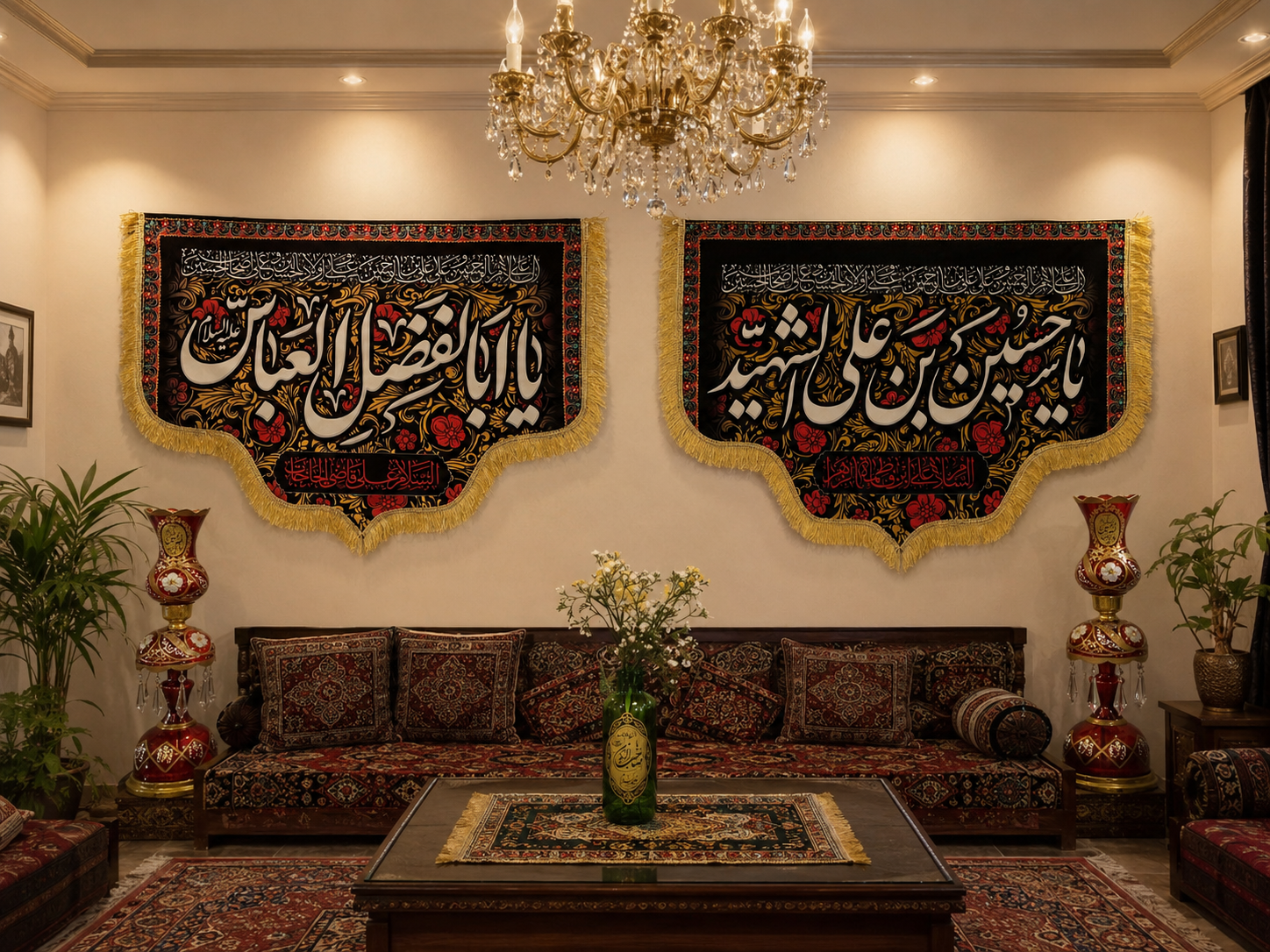 کتیبه گل دار