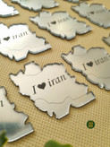 استیکر آینه ای ایران (بسته۱۰عدد)