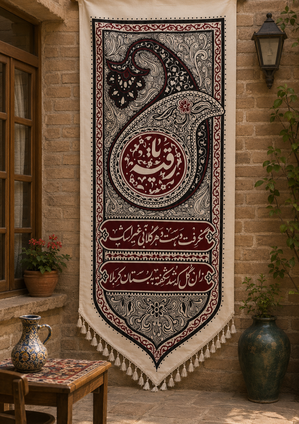 بیرق عمودی یا رقیه