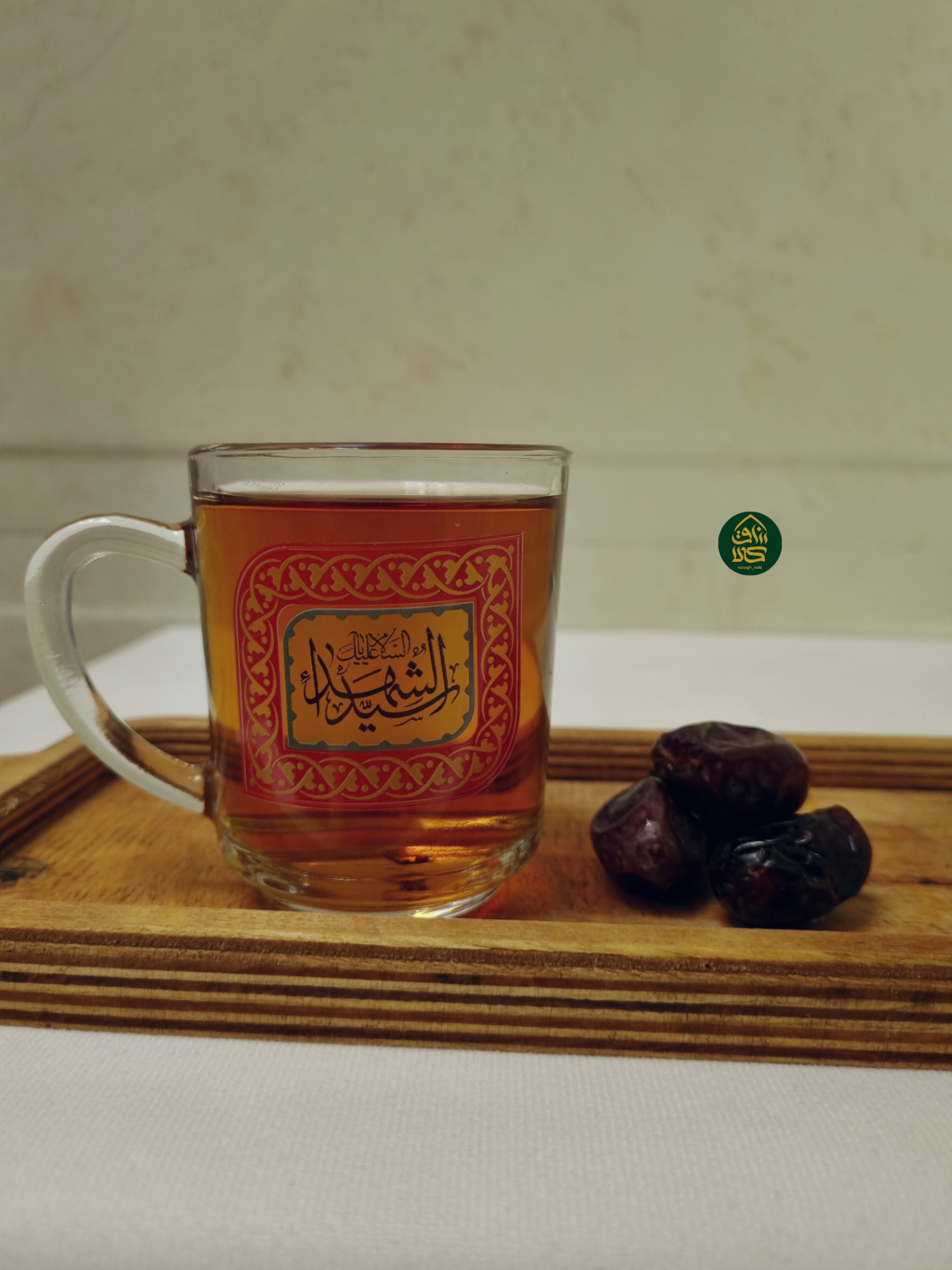 نیم لیوان دسته دار با اذکار مختلف