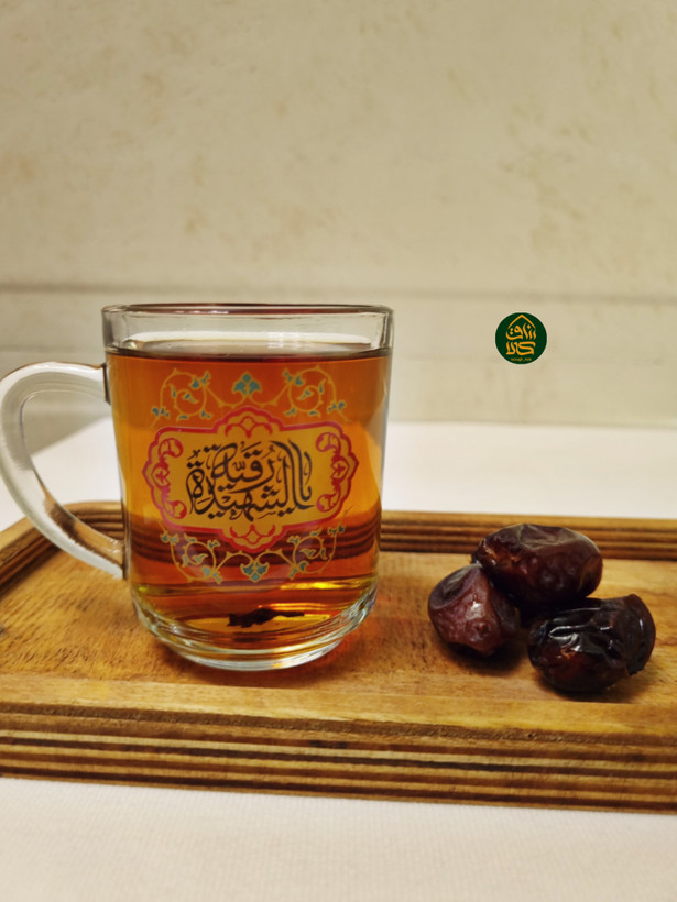 نیم لیوان دسته دار با اذکار مختلف