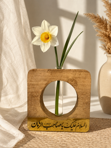گلدان چوبی